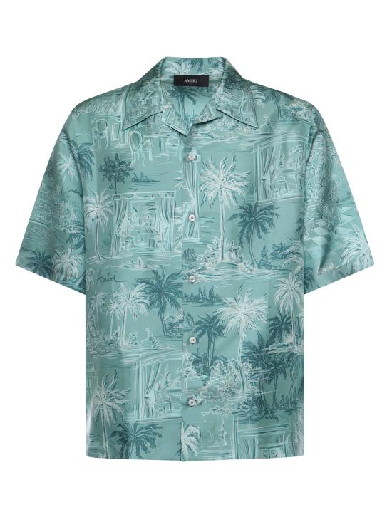 26SS 아미리 반팔 셔츠 AMTOSH1126 395 Turquoise