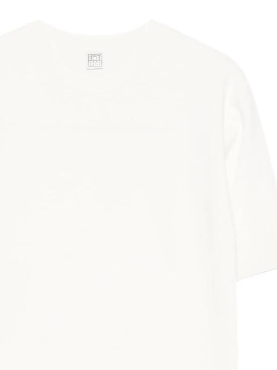 26SS 토템 반팔 티셔츠 251WRT0513YA0187 003 Optic white - TOTEME