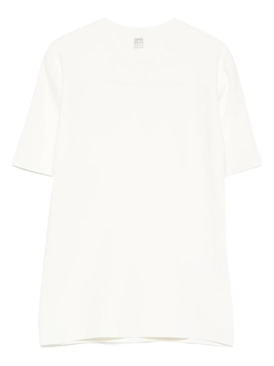 26SS 토템 반팔 티셔츠 251WRT0513YA0187 003 Optic white