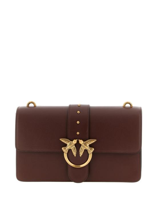 26SS 핑코 숄더백 105857 A0F1R49Q ROSSO VINO ANTIQUE GOLD