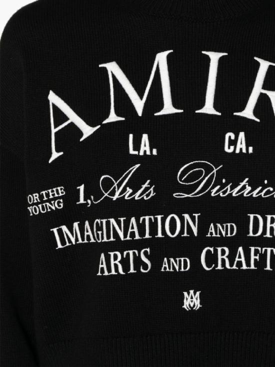 26SS 아미리 스웨터 AWKNCW1004 001 Black - AMIRI