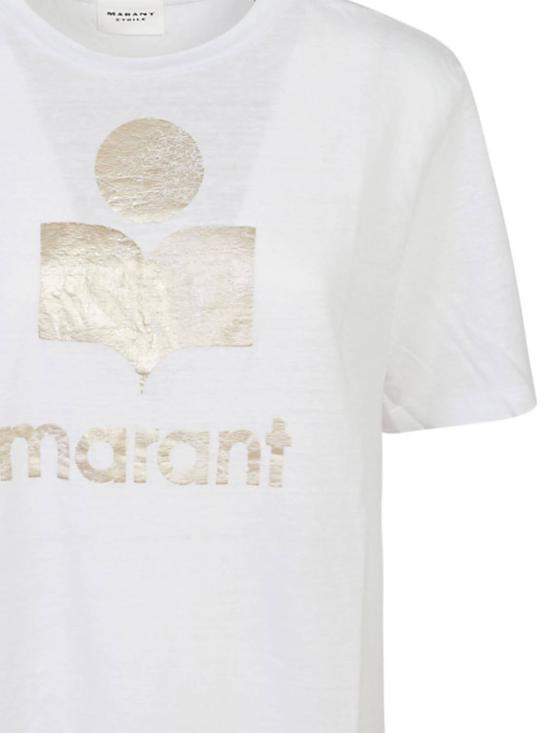 26SS 이자벨마랑에뚜왈 반팔 티셔츠 TS0001FB A1N10EWHLG White light gold - ISABEL MARANT ETOILE