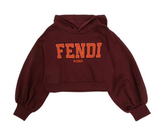 26SS [키즈] 펜디 트레이닝 상의 JFH164 5V0F1UKF Plum 26