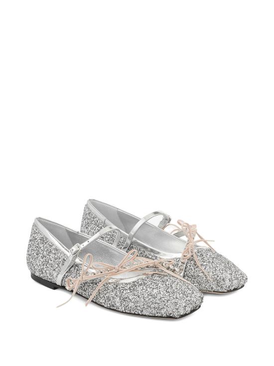 26SS 지미추 플랫 슈즈 LOLIBALLERINA BQLSILVER MACARON - JIMMY CHOO