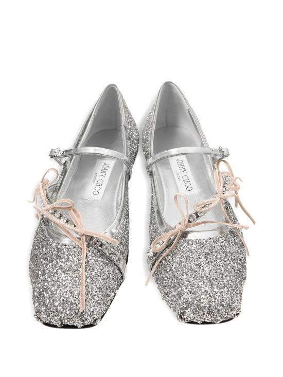 26SS 지미추 플랫 슈즈 LOLIBALLERINA BQLSILVER MACARON - JIMMY CHOO