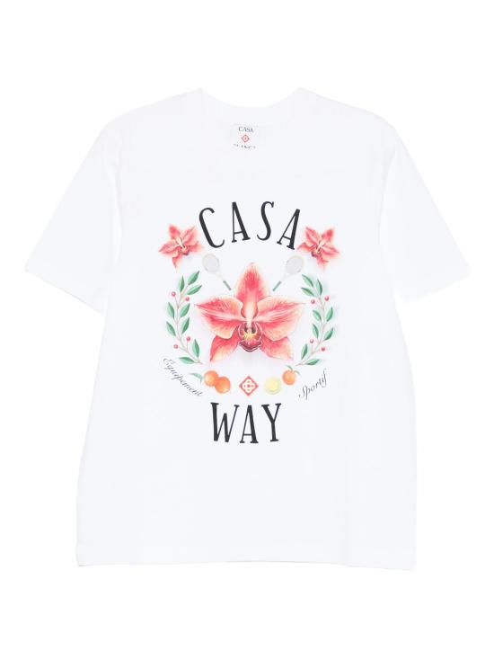 26SS 카사블랑카 반팔 티셔츠 MSP26JTS00115 CASA WAY ORCHID