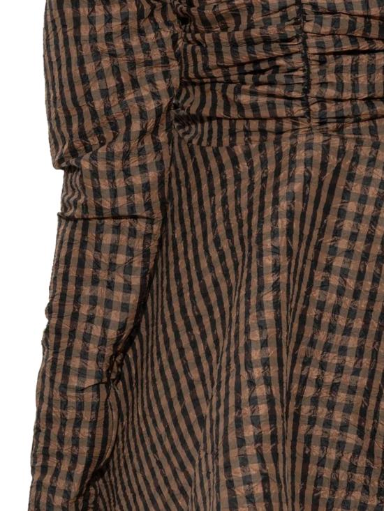 26SS 가니 미디 원피스 A1030108 925 TOBACCO BROWN - GANNI