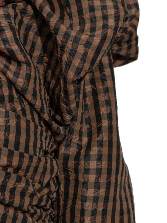 26SS 가니 미디 원피스 A1030108 925 TOBACCO BROWN - GANNI