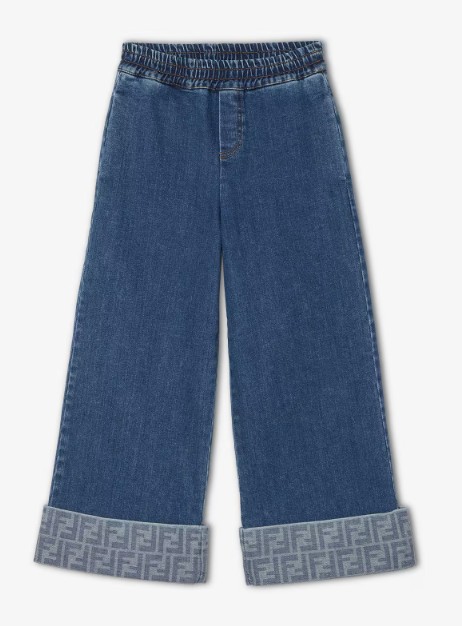 26SS [키즈] 펜디 진 JFF385 AVVUF0QG0 Dark blu