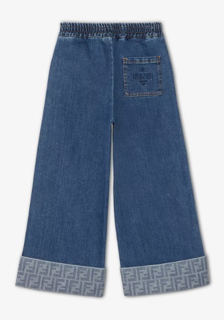 26SS [키즈] 펜디 진 JFF385 AVVUF0QG0 Dark blu - FENDI