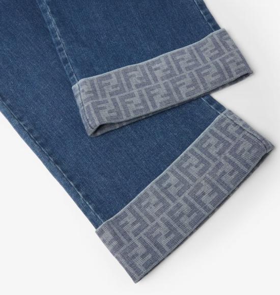 26SS [키즈] 펜디 진 JFF385 AVVUF0QG0 Dark blu - FENDI