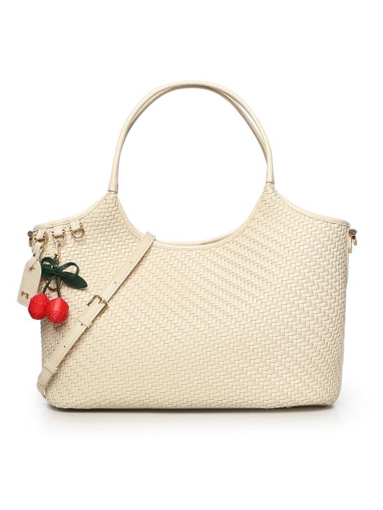 26SS 브이73 토트백 73BS9O601 ZELDAOFF WHITE