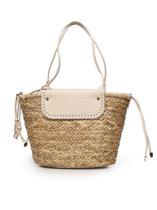 26SS 브이73 토트백 73BS9N201 VANNAOFF WHITE NATURALE Off white natural - V73