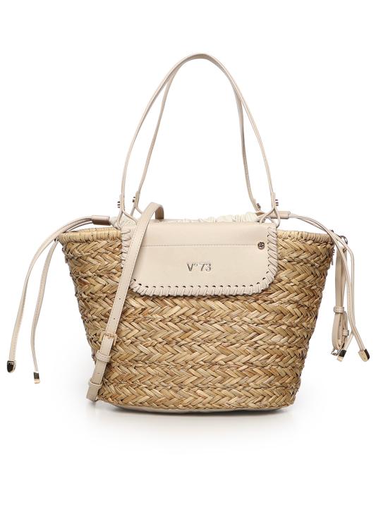 26SS 브이73 토트백 73BS9N201 VANNAOFF WHITE NATURALE Off white natural