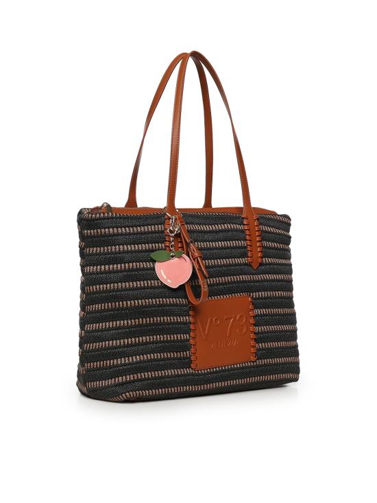 26SS 브이73 토트백 73BS9M801 CASSIENERO CUOIO Black tan - V73