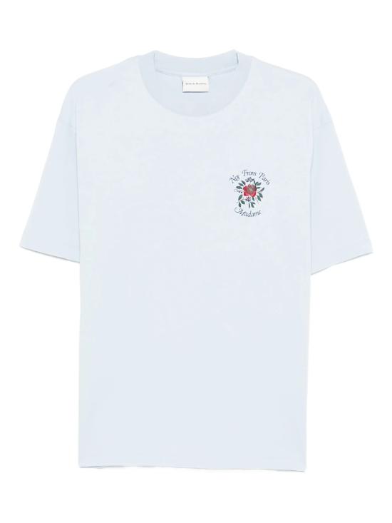 26SS 드롤드무슈 반팔 티셔츠 JTS210CO002 LBE Light Blue