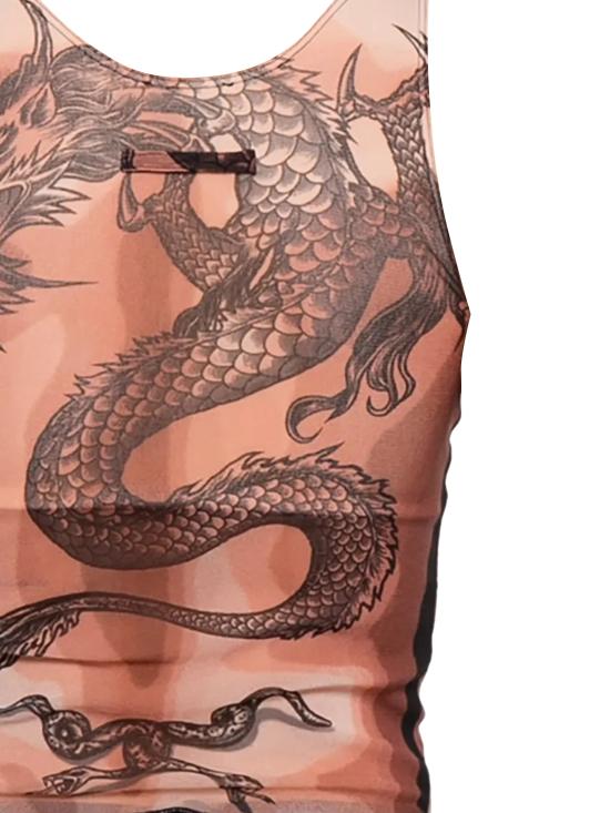 26SS 장 폴 고티에 긴팔 티셔츠 26 01 W TO457 M026P636000 NUDE BROWN BLACK - JEAN PAUL GAULTIER