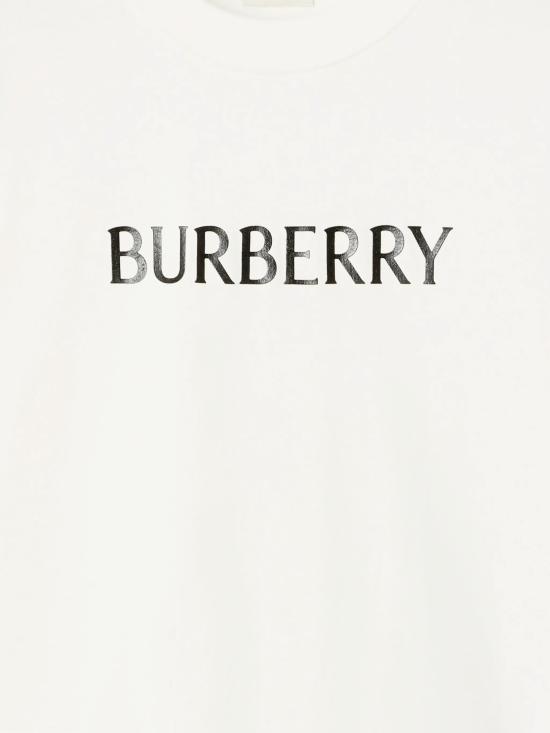 26SS 버버리 로고 코튼 티셔츠 8118978 X Chalk - BURBERRY