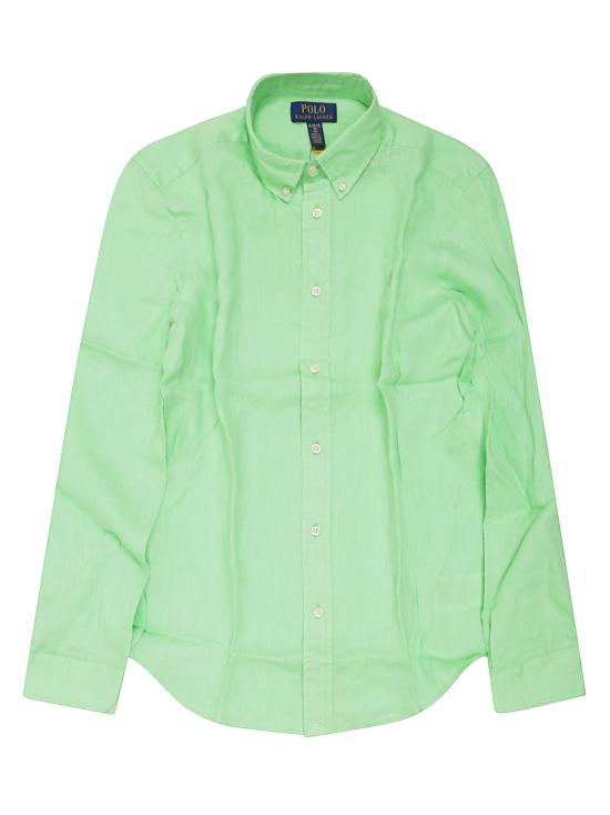 26SS [키즈] 랄프 로렌 셔츠 323967600 505 COLLECTION LIME PINK PP GREEN