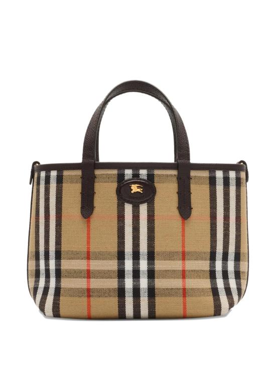 26SS 버버리 미니 리버시블 블룸즈버리 토트백 8119627 X PEAT SAND - BURBERRY