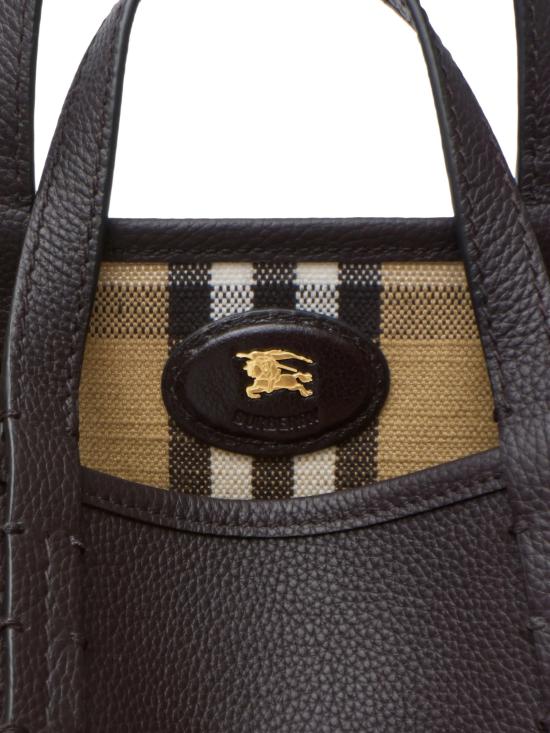 26SS 버버리 미니 리버시블 블룸즈버리 토트백 8119627 X PEAT SAND - BURBERRY