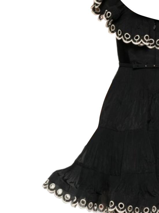 26SS 짐머만 미디 원피스 7024DC26R BLACK Black - ZIMMERMANN