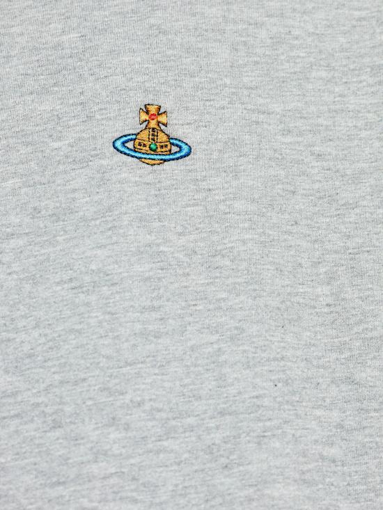 26SS 비비안웨스트우드 반팔 티셔츠 3G010013 J001MP001 Grey - VIVIENNE WESTWOOD