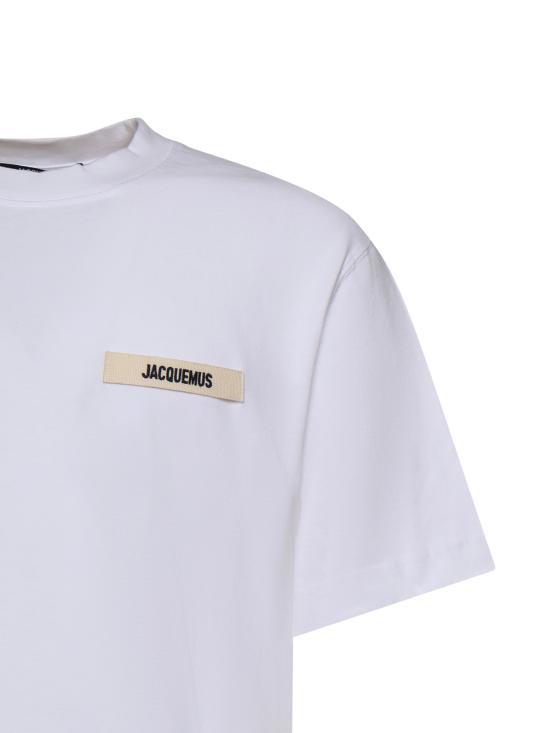 26SS 자크뮈스 반팔 티셔츠 TSM00133AJ00226 100 White - JACQUEMUS