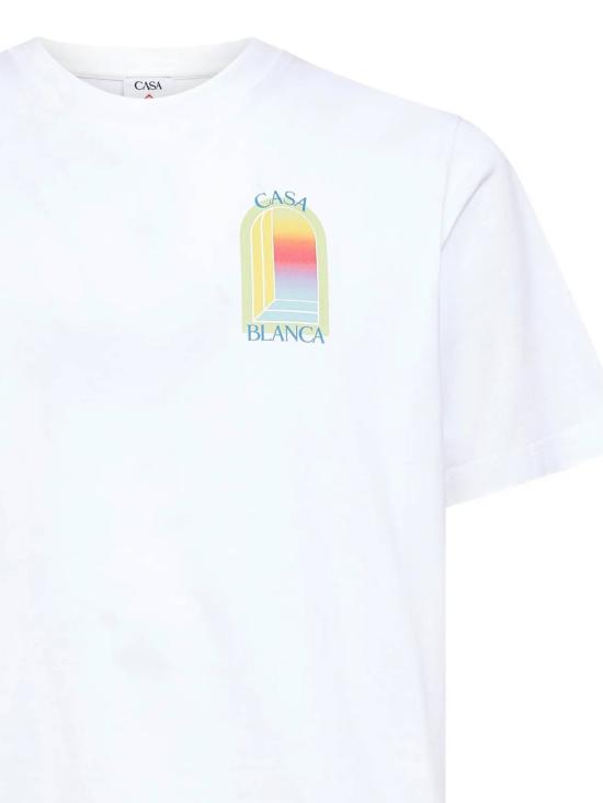 26SS 카사블랑카 반팔 티셔츠 MSP26JTS00113 LARCHE - CASABLANCA
