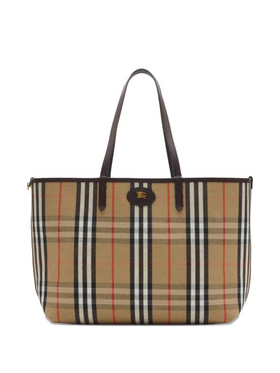 26SS 버버리 미디움 리버시블 블룸즈버리 토트백 8119598 X PEAT SAND - BURBERRY