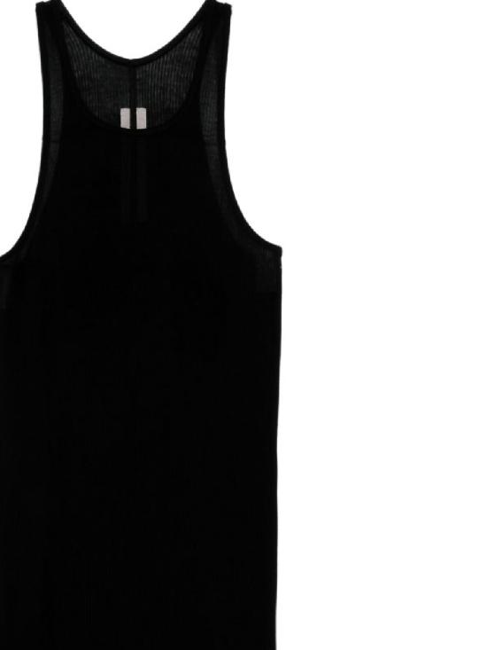 26SS 릭 오웬스 반팔 티셔츠 RU01F2150 RC09 Black - RICK OWENS