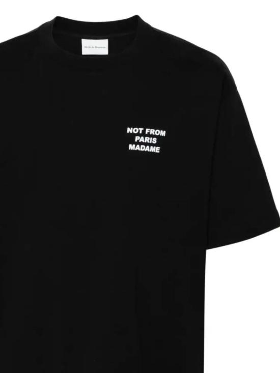 26SS 드롤드무슈 반팔 티셔츠 PERMTS203CO002 BL Black - DROLE DE MONSIEUR