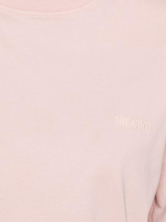 26SS 디 아티코 반팔 티셔츠 260WCT00360 JJJ025AA093 Pink - THE ATTICO