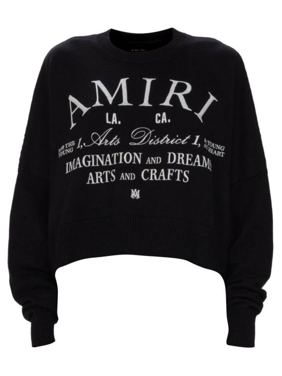 26SS 아미리 스웨터 PXWKL005 001 Black