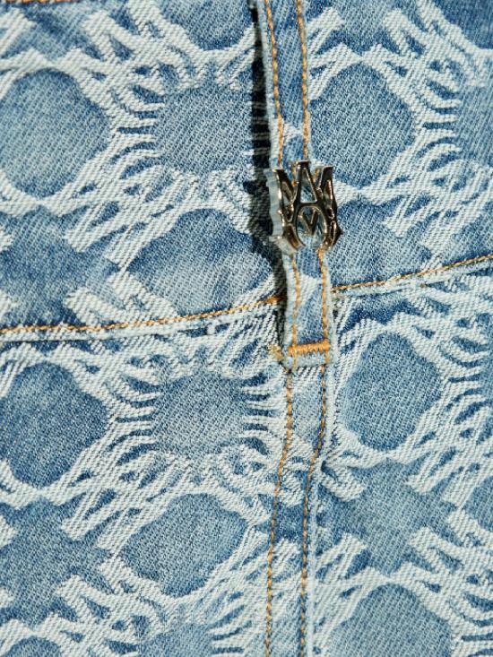 26SS 아미리 미디 스커트 AWDNKR1006 765 STONE INDIGO - AMIRI