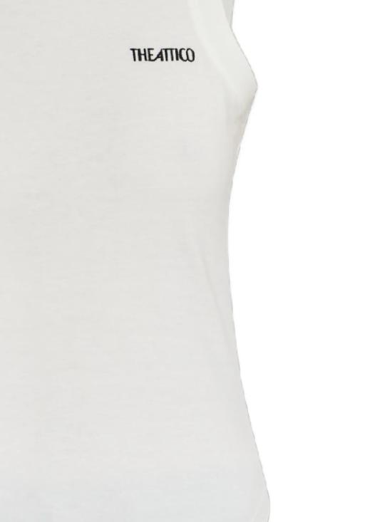 26SS 디 아티코 긴팔 티셔츠 260WCN00003 JJJ025AA001 White - THE ATTICO