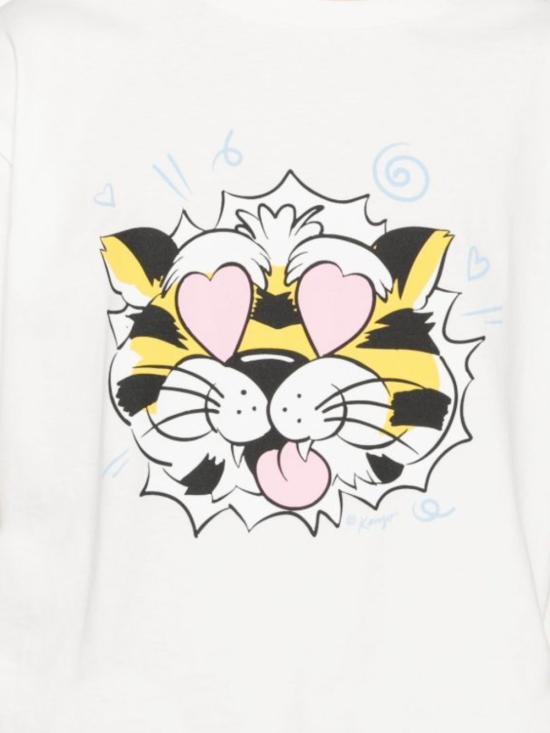 26SS 겐조 반팔 티셔츠 FG55TS4034SG 02 Blanc casse - KENZO