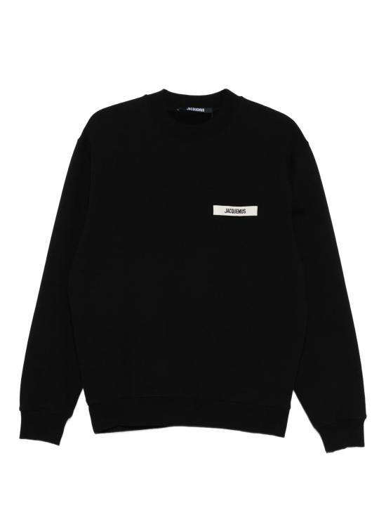 26SS 자크뮈스 그로그랭 스웨트 셔츠 SSM00206AJ00126 990 Black