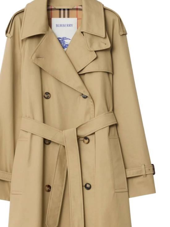 26SS 버버리 롱 캐슬포드 트렌치 코트 8119066 X Beige - BURBERRY