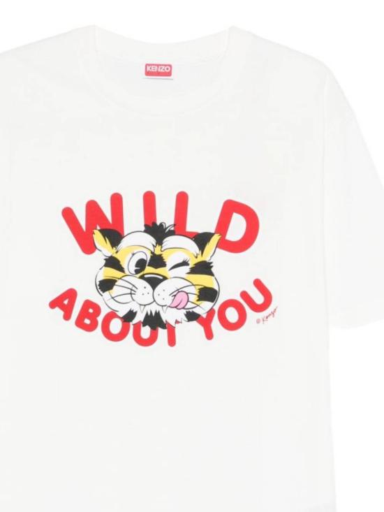 26SS 겐조 반팔 티셔츠 FG55TS2064SG 02 Blanc casse - KENZO