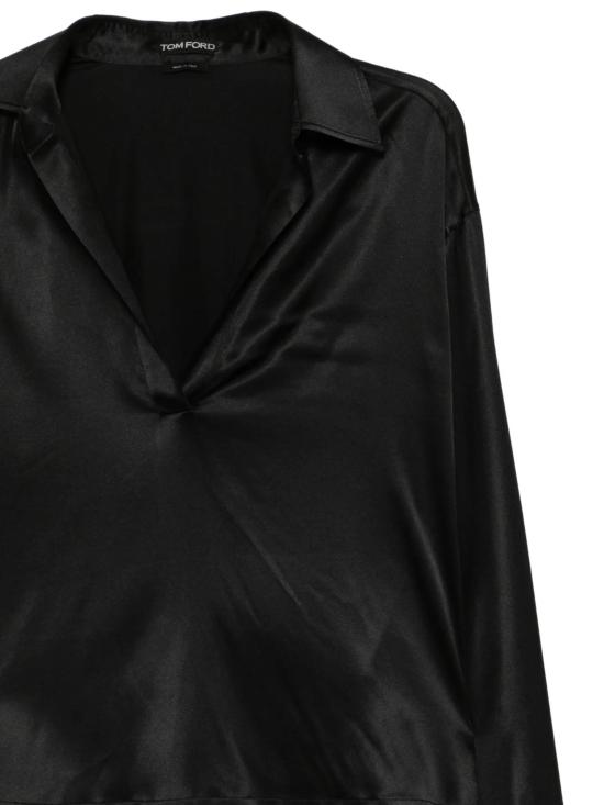 26SS 톰포드 긴팔 티셔츠 TS2144FAX881 NAA Black - TOMFORD