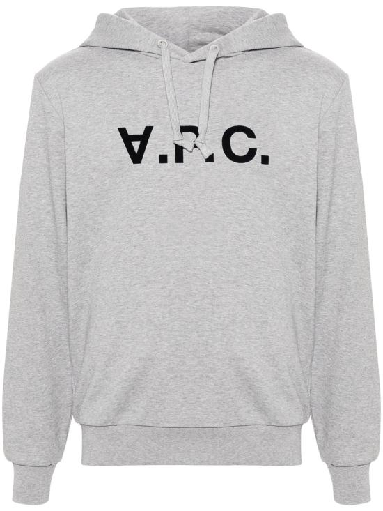 26SS 아페쎄 후드 티셔츠 COHBNM27908 TPI HEATHERED GREY DARK NAVY