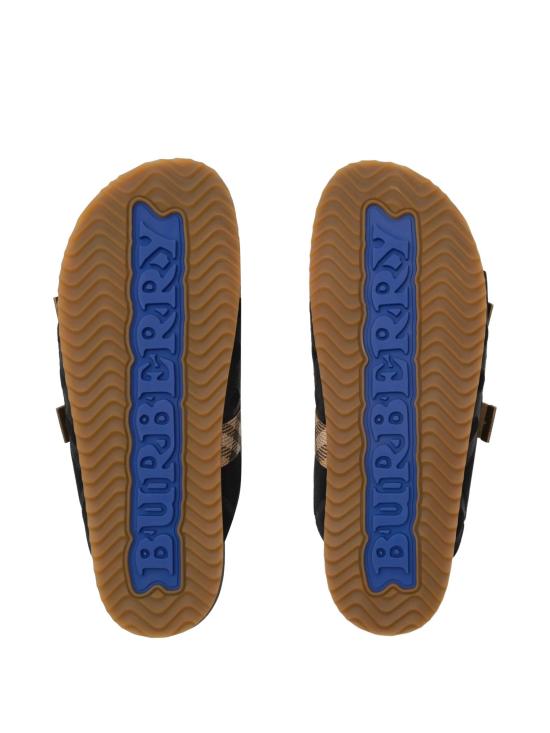 26SS 버버리 체크 스웨이드 얼친 샌들 8118890 X - BURBERRY