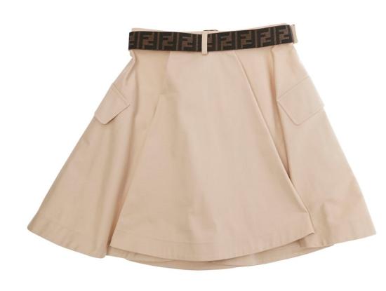26SS [키즈] 펜디 스커트 JFE196 AS5YF1P2N Linen - FENDI