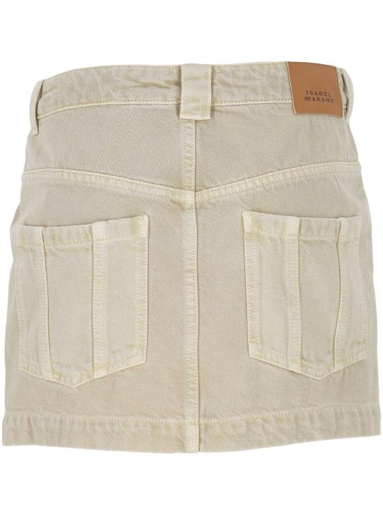 26SS 이자벨마랑에뚜왈 미디 스커트 JU0448FA D1H02E23EC Beige - ISABEL MARANT ETOILE