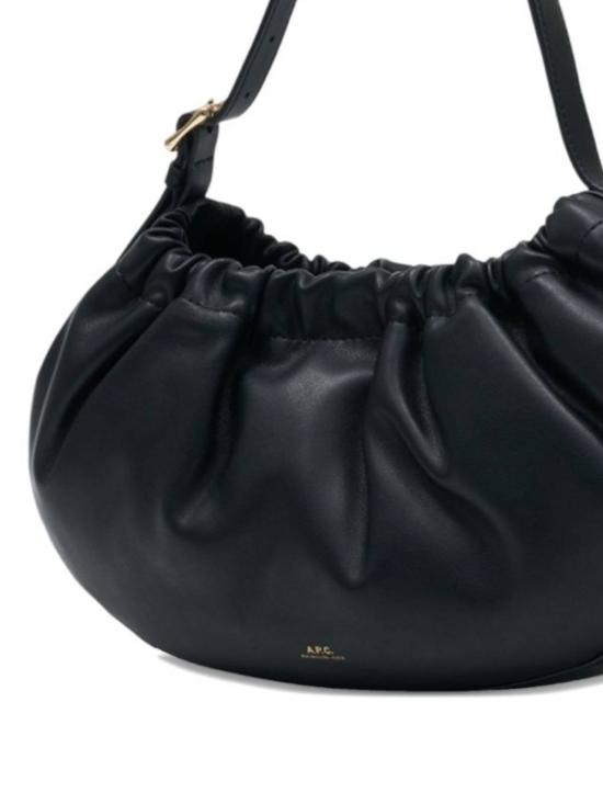 26SS 아페쎄 니논 후프 숄더백 PUAATF67049 LZZ Black - A.P.C.