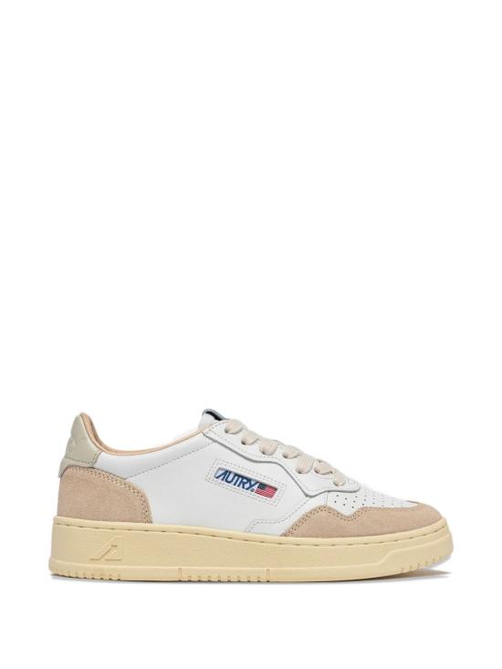 26SS 오트리 메달리스트 로우 레더 스니커즈 AULW LS14WHT PELIC