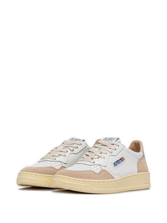 26SS 오트리 메달리스트 로우 레더 스니커즈 AULW LS14WHT PELIC - AUTRY