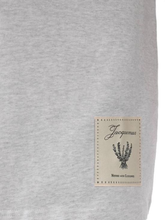 26SS 자크뮈스 반팔 티셔츠 TSM00624AJ00045 9CI ROSEMARY GRAY - JACQUEMUS