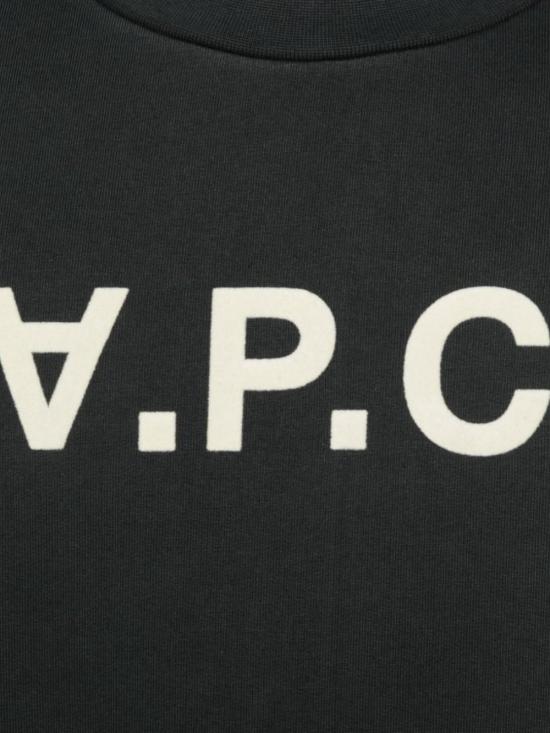 26SS 아페쎄 긴팔 티셔츠 COHMCM27907 TZD Noir blanc - A.P.C.